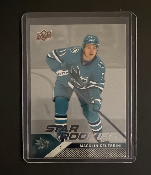 2024-25 Upper Deck NHL Star Rookies Box Set Macklin Celebrini #13 front