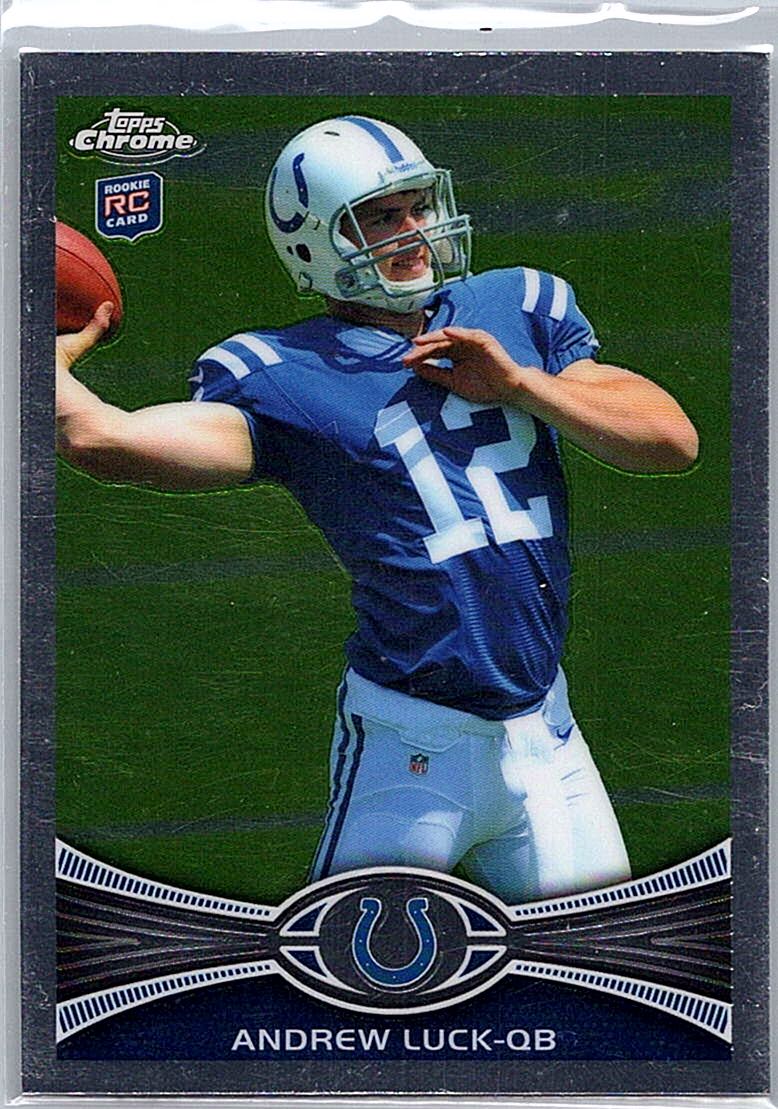 2012 Topps Chrome Andrew Luck #1 RC front