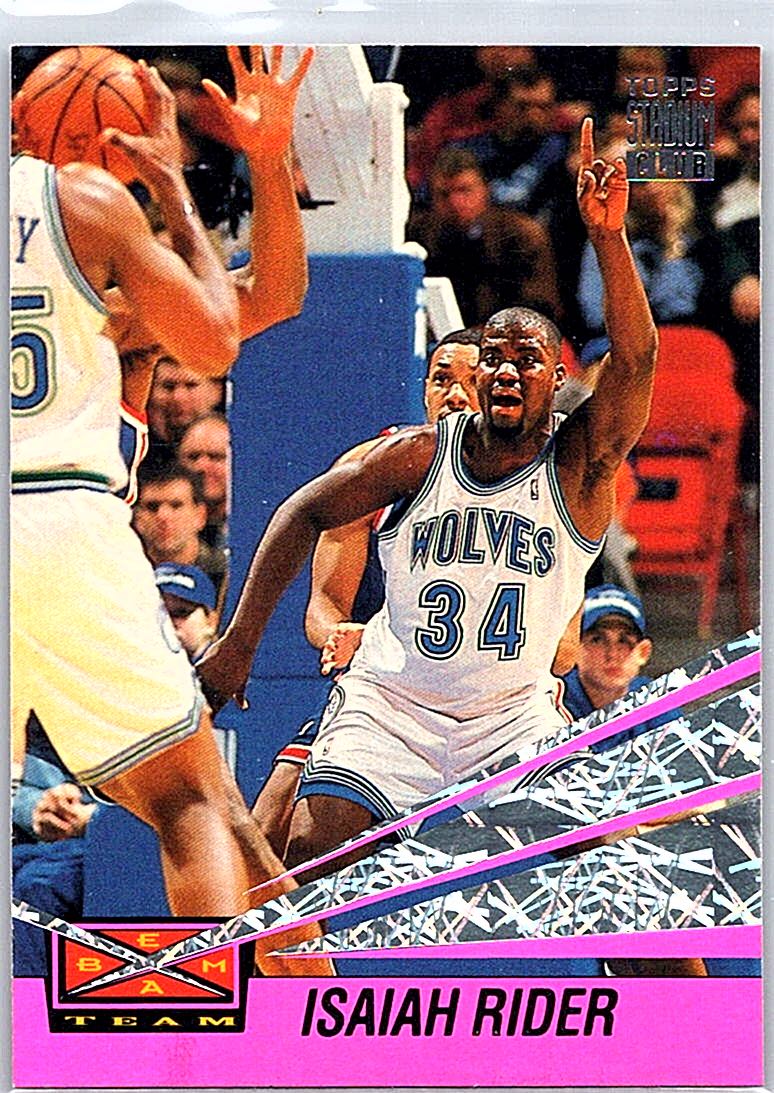 1993-94 Stadium Club - Beam Team Isaiah Rider #24 front
