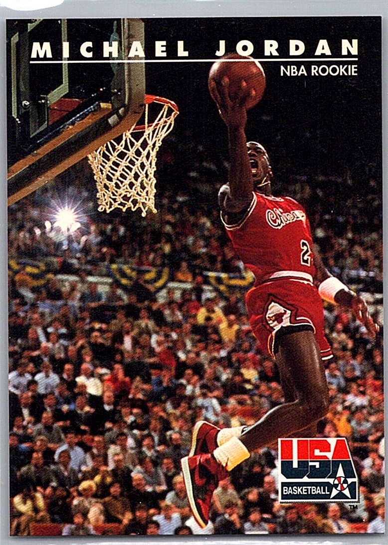 1992 SkyBox USA Michael Jordan #38 front