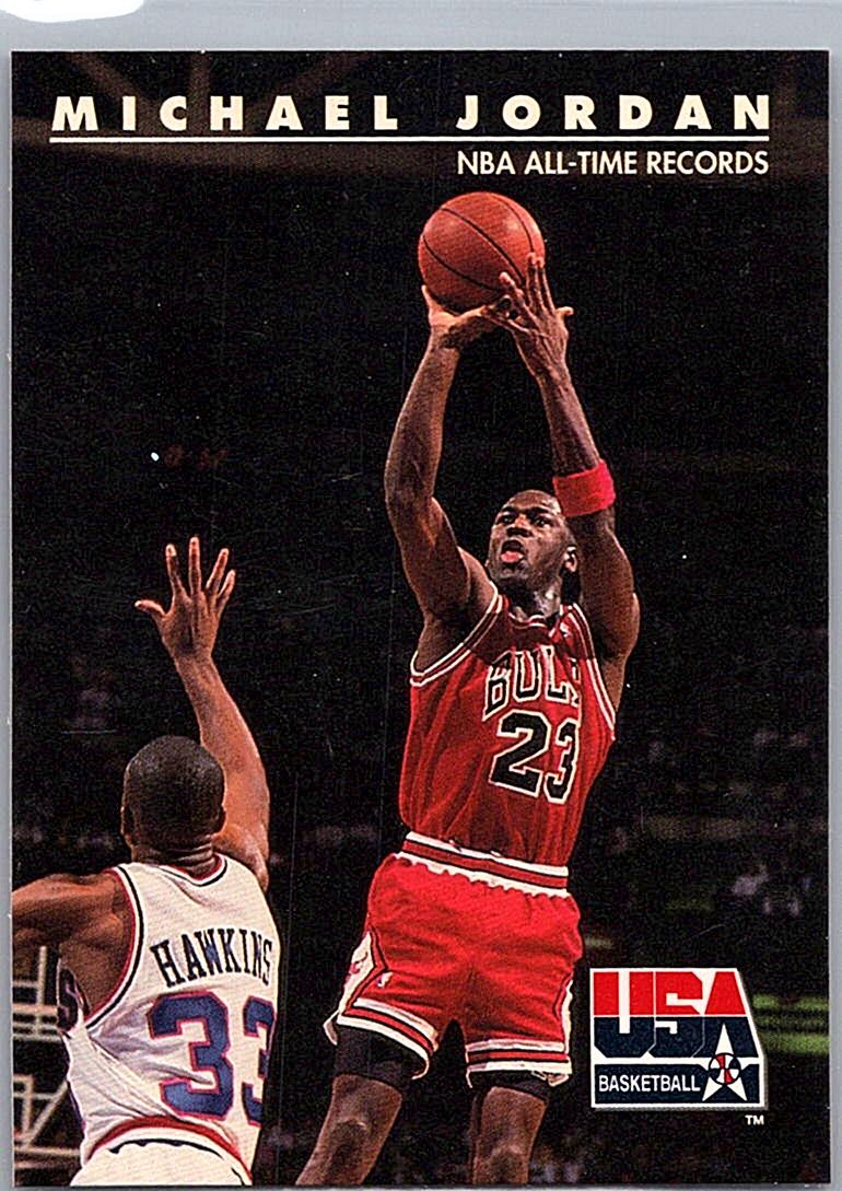 1992 SkyBox USA Michael Jordan #45 front