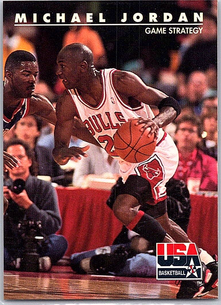 1992 SkyBox USA Michael Jordan #39 front