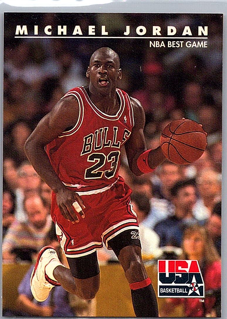 1992 SkyBox USA Michael Jordan #40 front