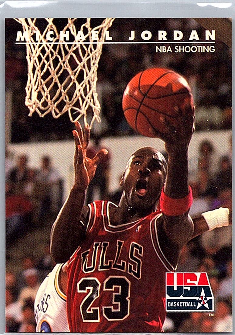 1992 SkyBox USA Michael Jordan #44 front