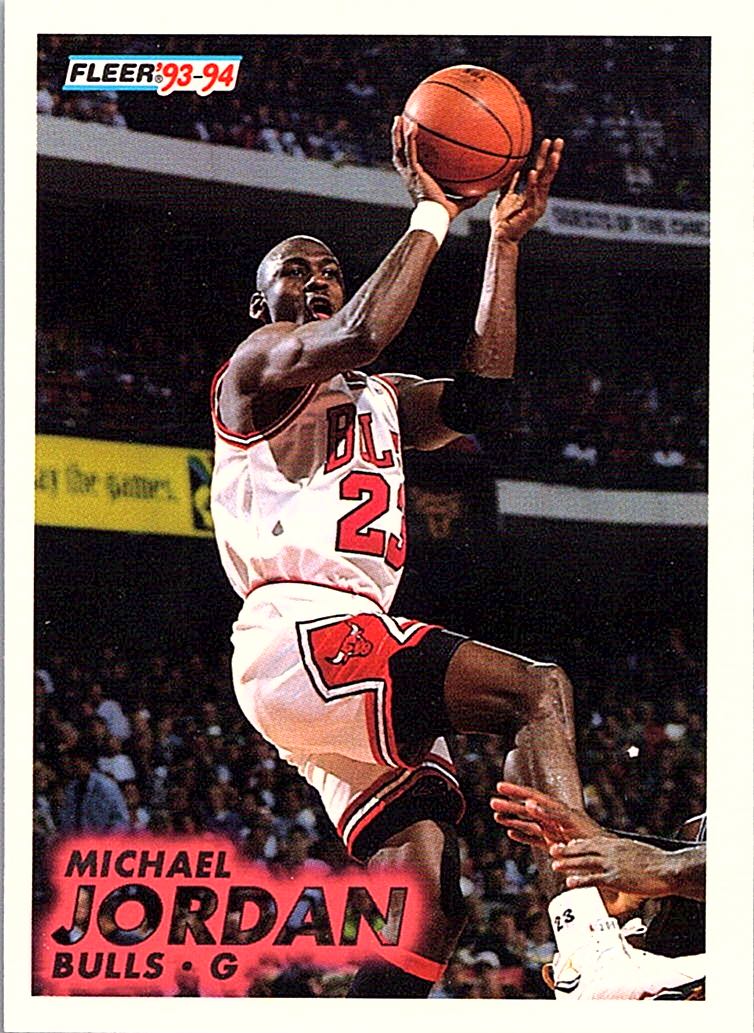 1993-94 Fleer Michael Jordan #28 front