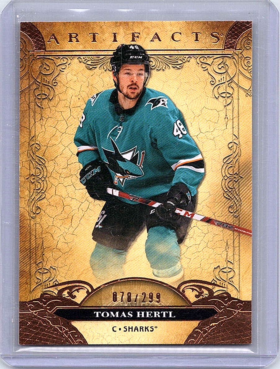 2020-21 Upper Deck Artifacts - Copper Tomas Hertl #36 SN299 front