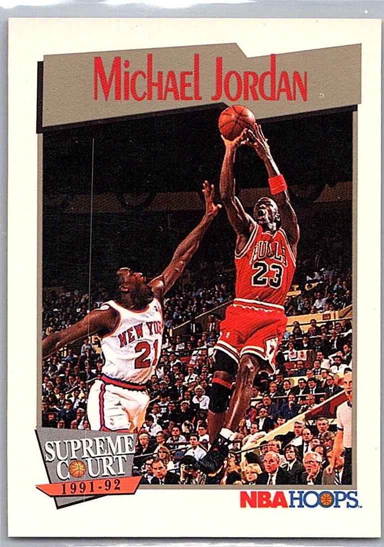 1991-92 Hoops Michael Jordan #455 front