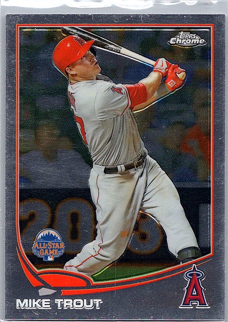 2013 Topps Chrome Update Mike Trout #MB-9 front