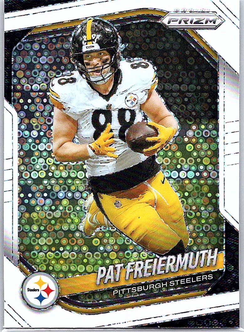 2025 Panini Prizm - White Disco Pat Freiermuth #243 front