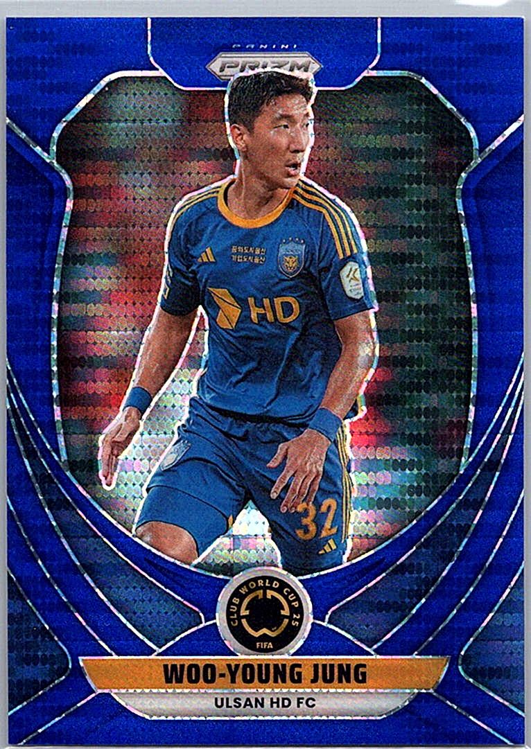 2025 Panini Prizm FIFA Club World Cup - Blue Pulsar Prizms Woo-young Jung #193 SN275 front
