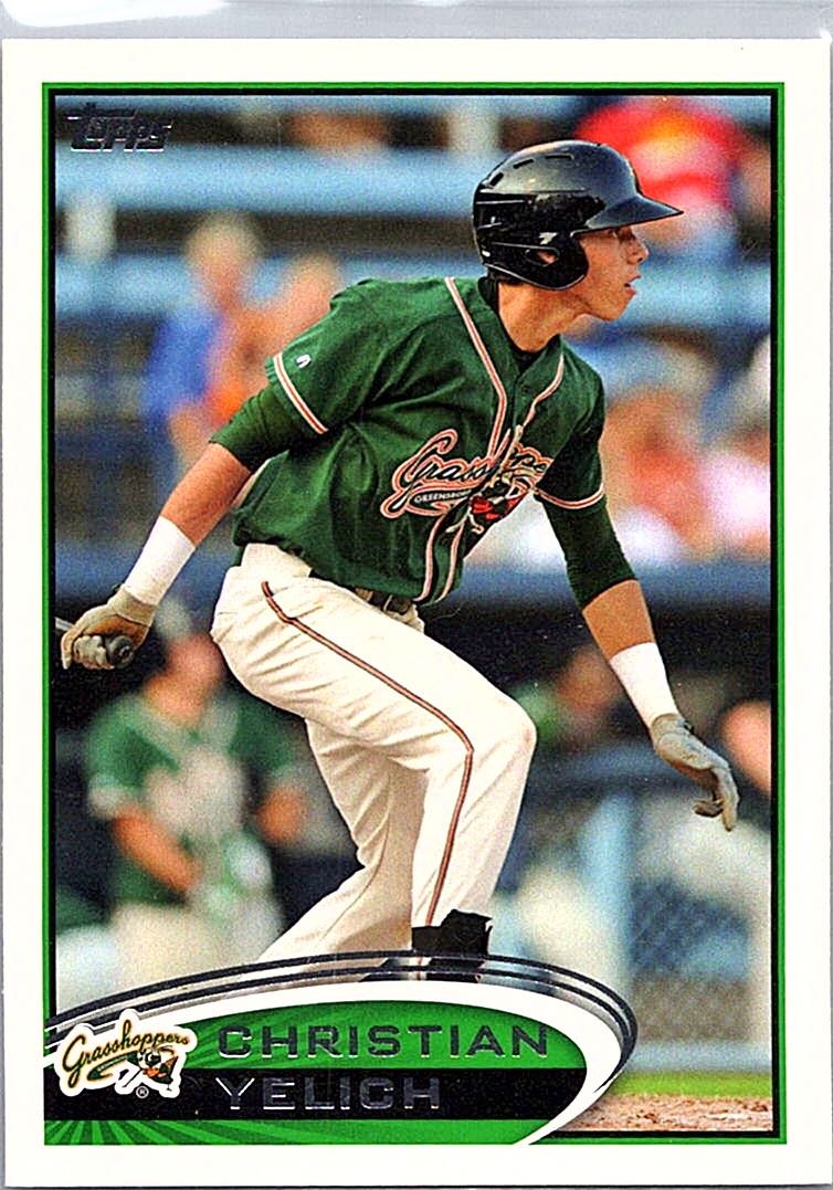 2012 Topps Pro Debut Christian Yelich #24 front