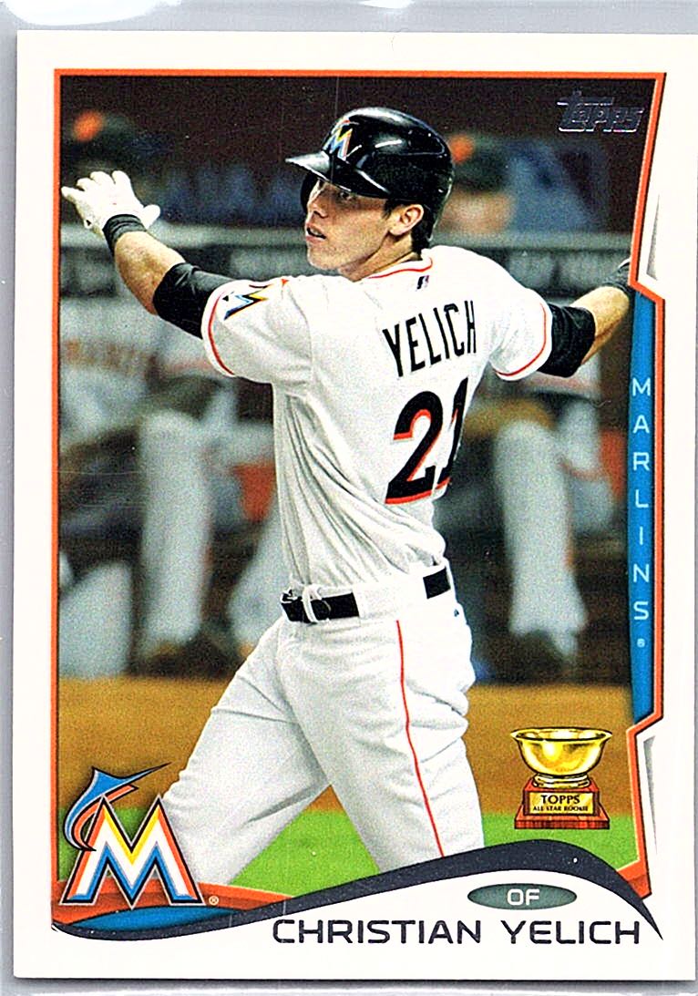 2014 Topps Christian Yelich #358 front