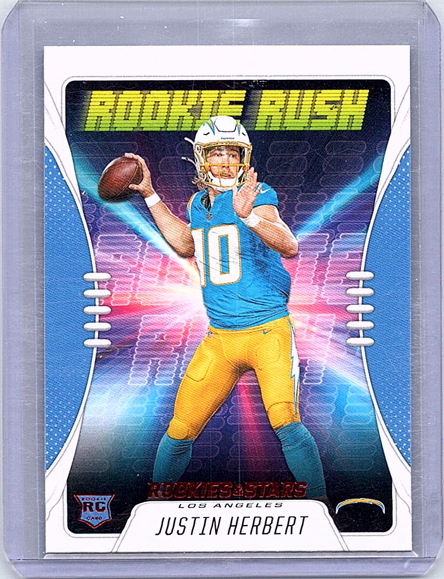 2020 Panini Rookies & Stars - Rookie Rush Justin Herbert #RR-3 front