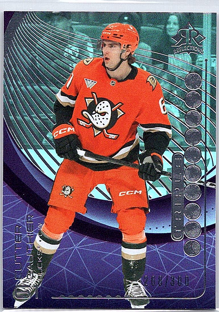 2024-25 Upper Deck - Triple Dimensions Reflections Amethyst Cutter Gauthier #TDR-9 SN300 front