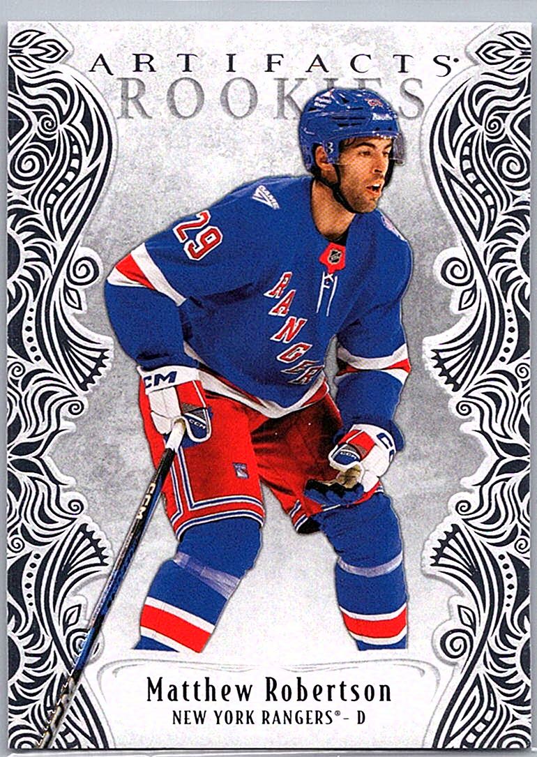 2025-26 Upper Deck Artifacts Matthew Robertson #247 RC, SN999 front