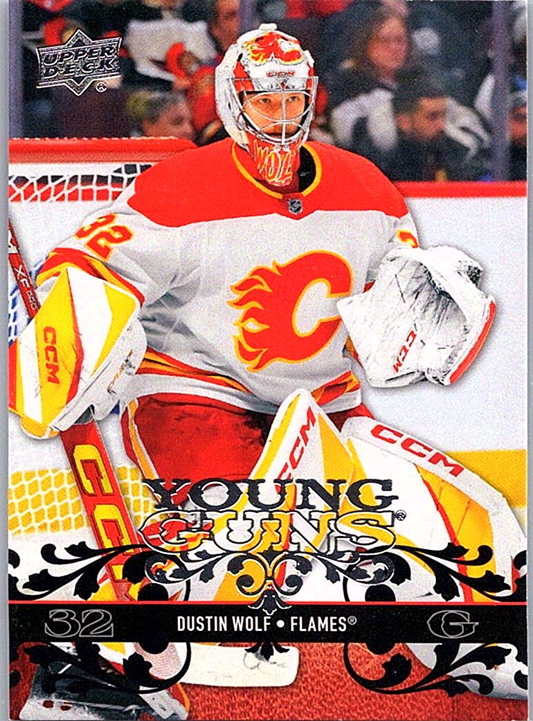 2023-24 Upper Deck - 2008-09 Upper Deck Retro Dustin Wolf #T-40 front