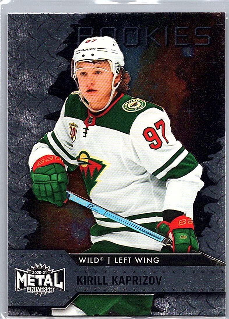 2020-21 SkyBox Metal Universe Kirill Kaprizov #125 RC front
