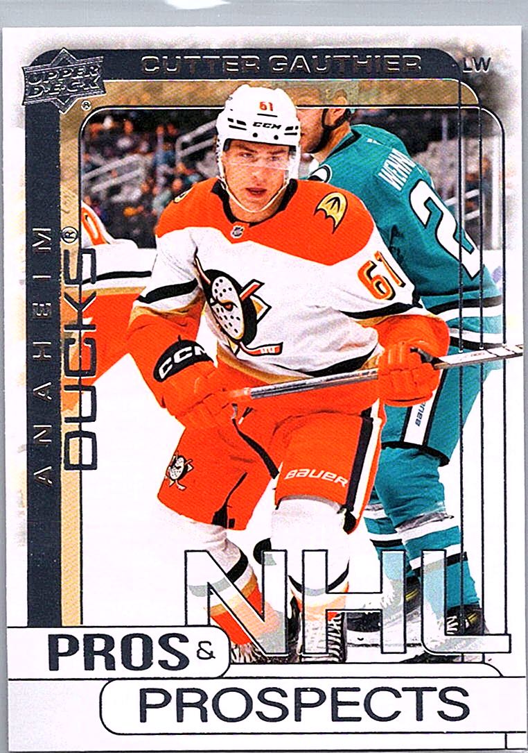 2024-25 Upper Deck - Pros & Prospects Cutter Gauthier #PP-22 front