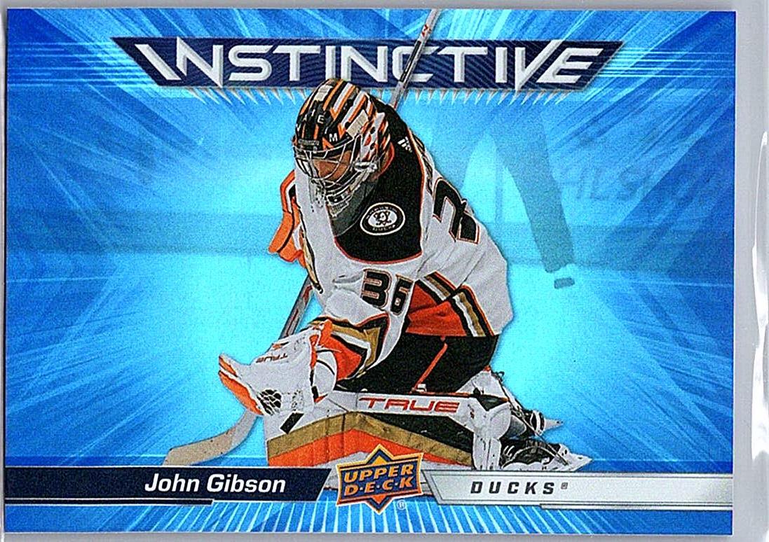 2023-24 Upper Deck - Instinctive John Gibson #IN-20 front
