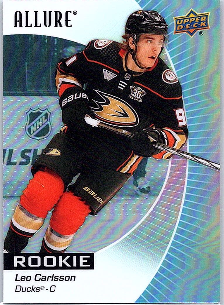 2023-24 Upper Deck Allure Leo Carlsson #114 RC front