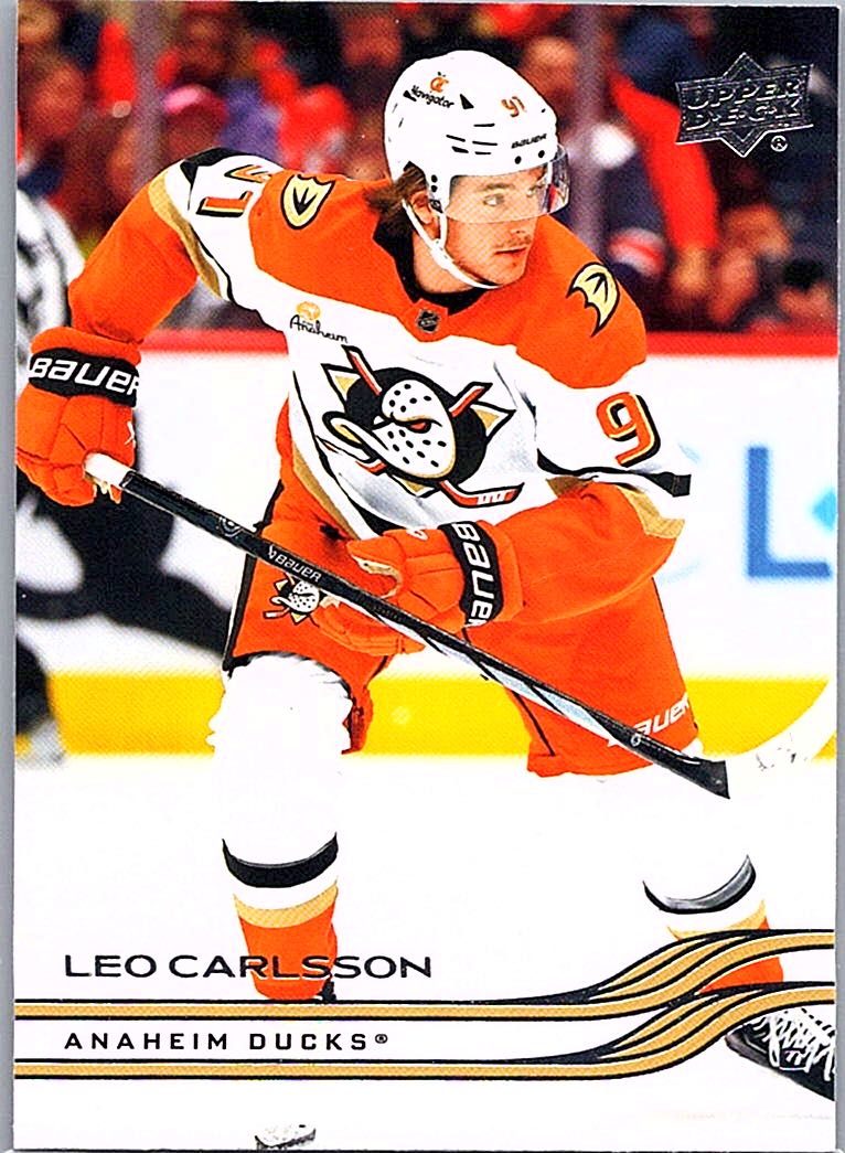 2025-26 Upper Deck Leo Carlsson #2 front