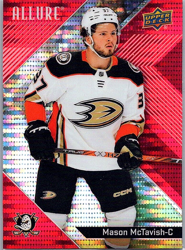 2024-25 Upper Deck Allure - Red Rainbow Mason McTavish #31 front