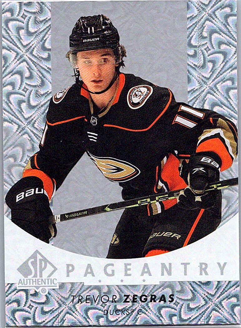 2022-23 SP Authentic - Pageantry Trevor Zegras #P-46 front