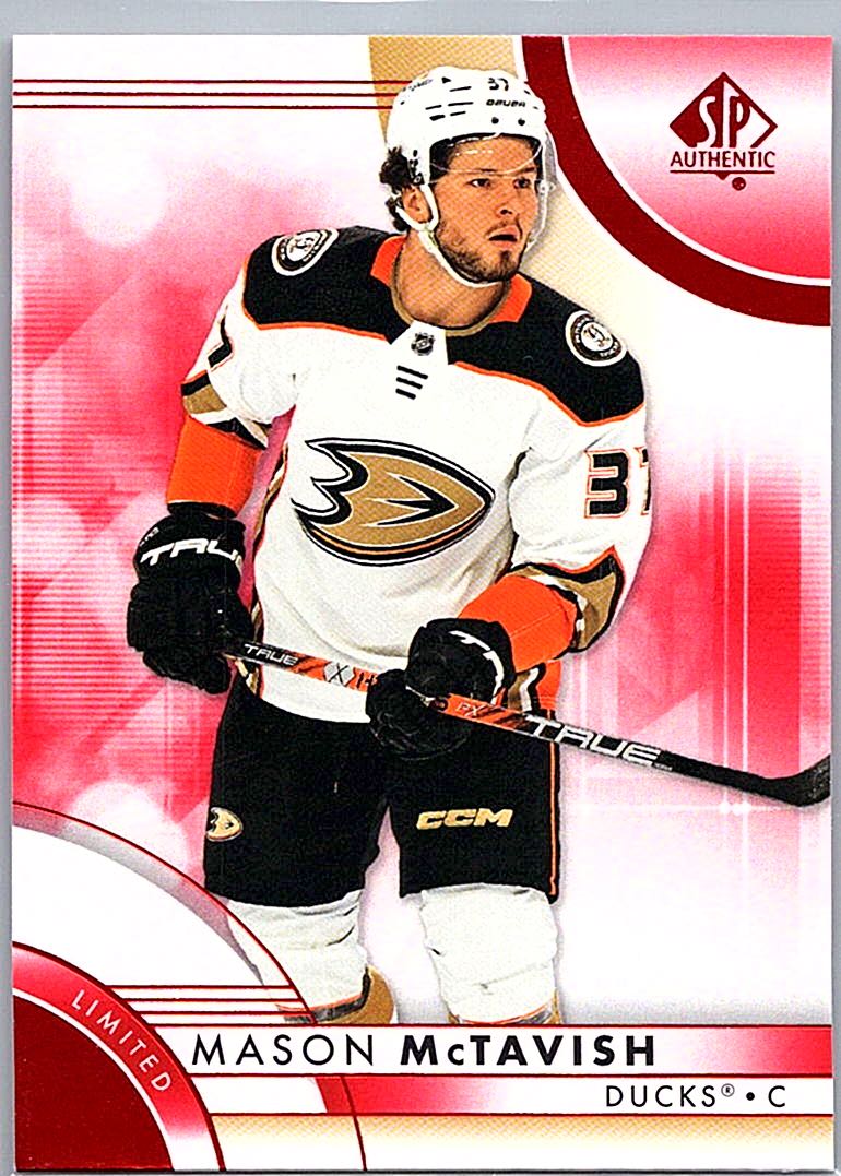2023-24 SP Authentic - Limited Red Mason McTavish #81 front