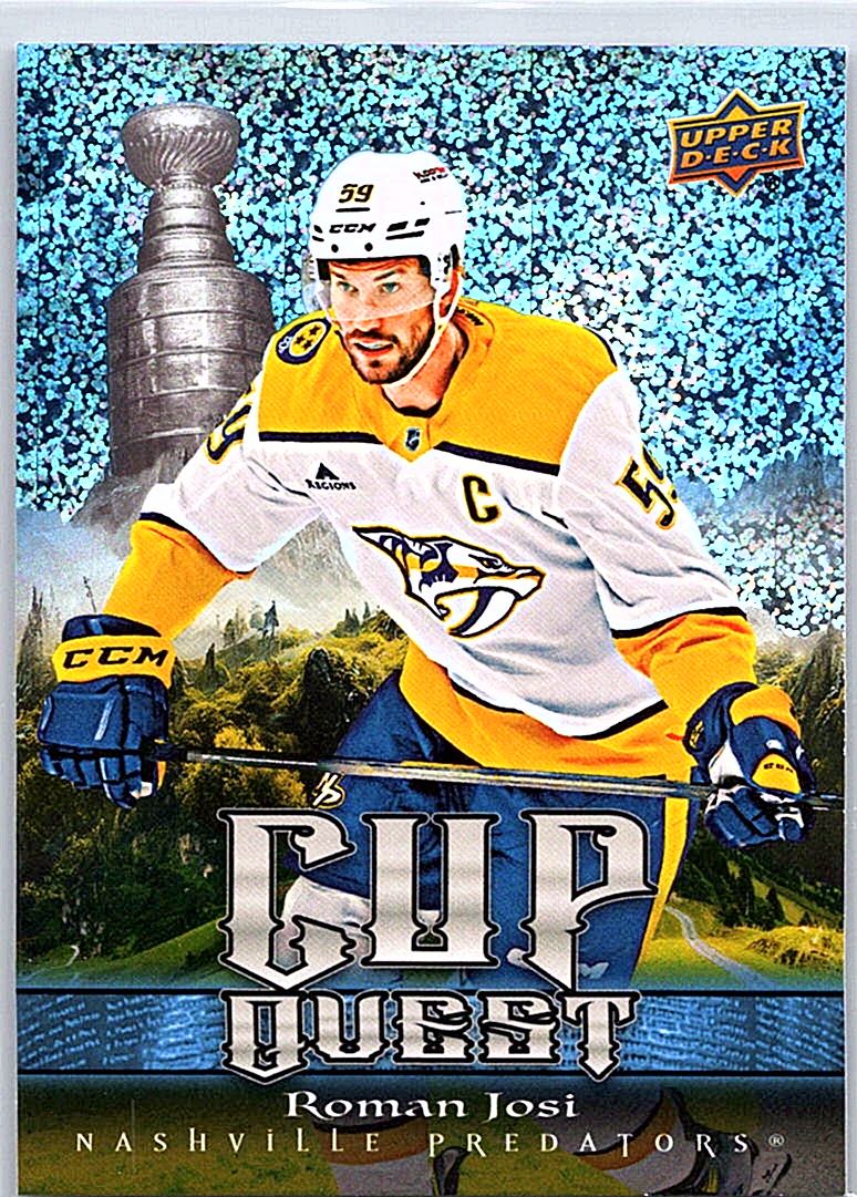 2025-26 Upper Deck - Cup Quest Speckle Roman Josi #CQ-19 front