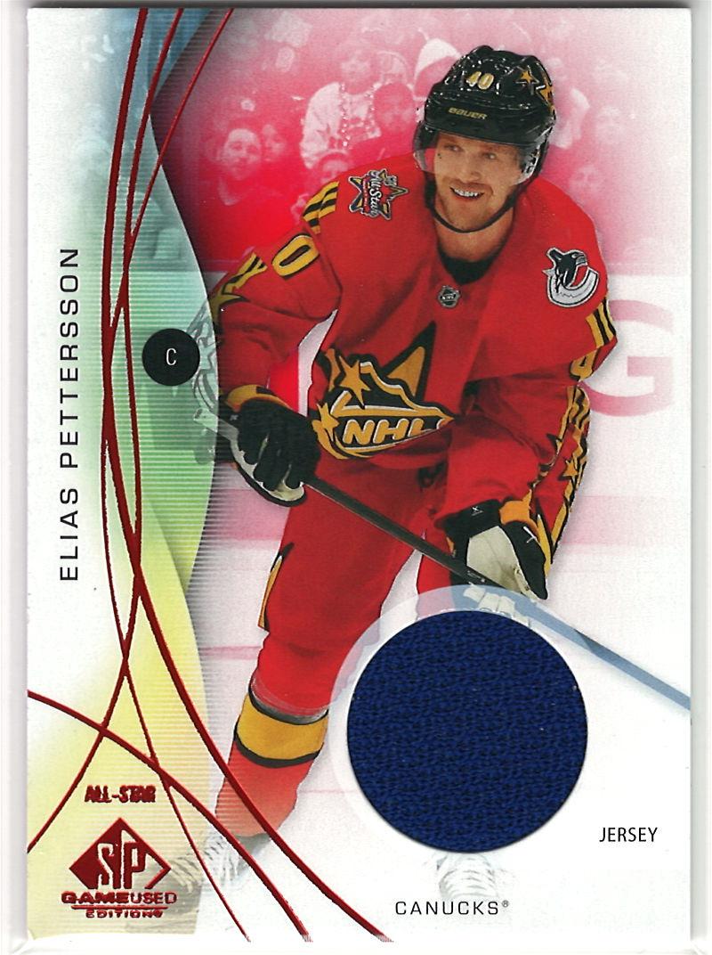 2024-25 SP Game Used - Red Jersey Elias Pettersson #122 MEM front