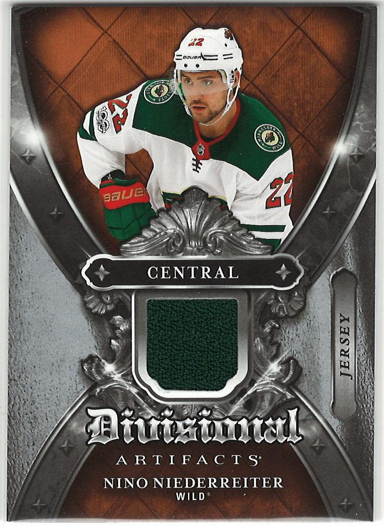 2018-19 Upper Deck Artifacts - Divisional Artifacts Nino Niederreiter #DA-NN MEM front