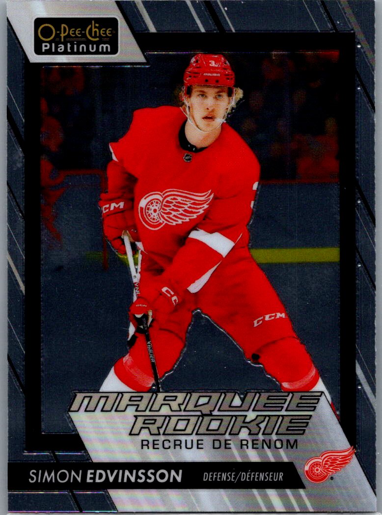 2023-24 O-Pee-Chee Platinum Simon Edvinsson #220 RC front