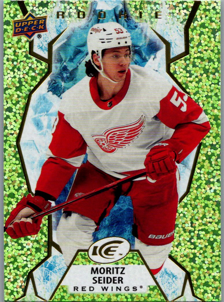 2021-22 Upper Deck Ice - Green Moritz Seider #148 front
