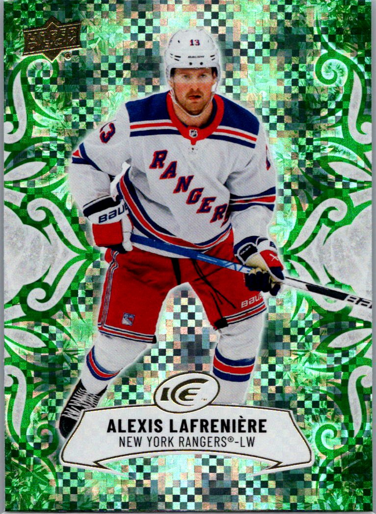 2024-25 Upper Deck Ice - Emerald Green Alexis Lafreniere #42 front