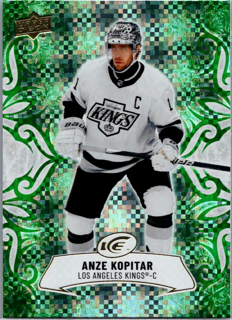 2024-25 Upper Deck Ice - Emerald Green Anze Kopitar #6 front