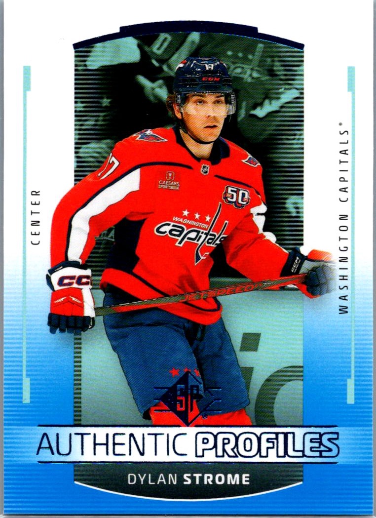 2025-26 SP - Authentic Profiles Blue Dylan Strome #AP-19 front