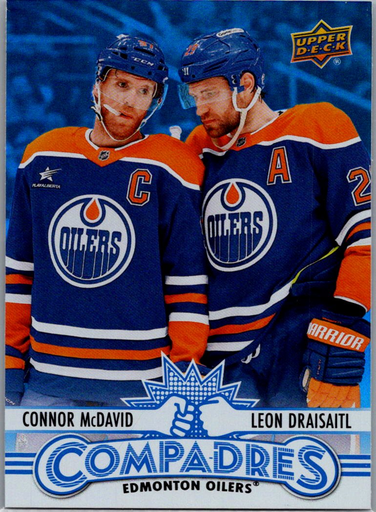 2025-26 Upper Deck - Compadres Connor McDavid / Leon Draisaitl #CM-2 front