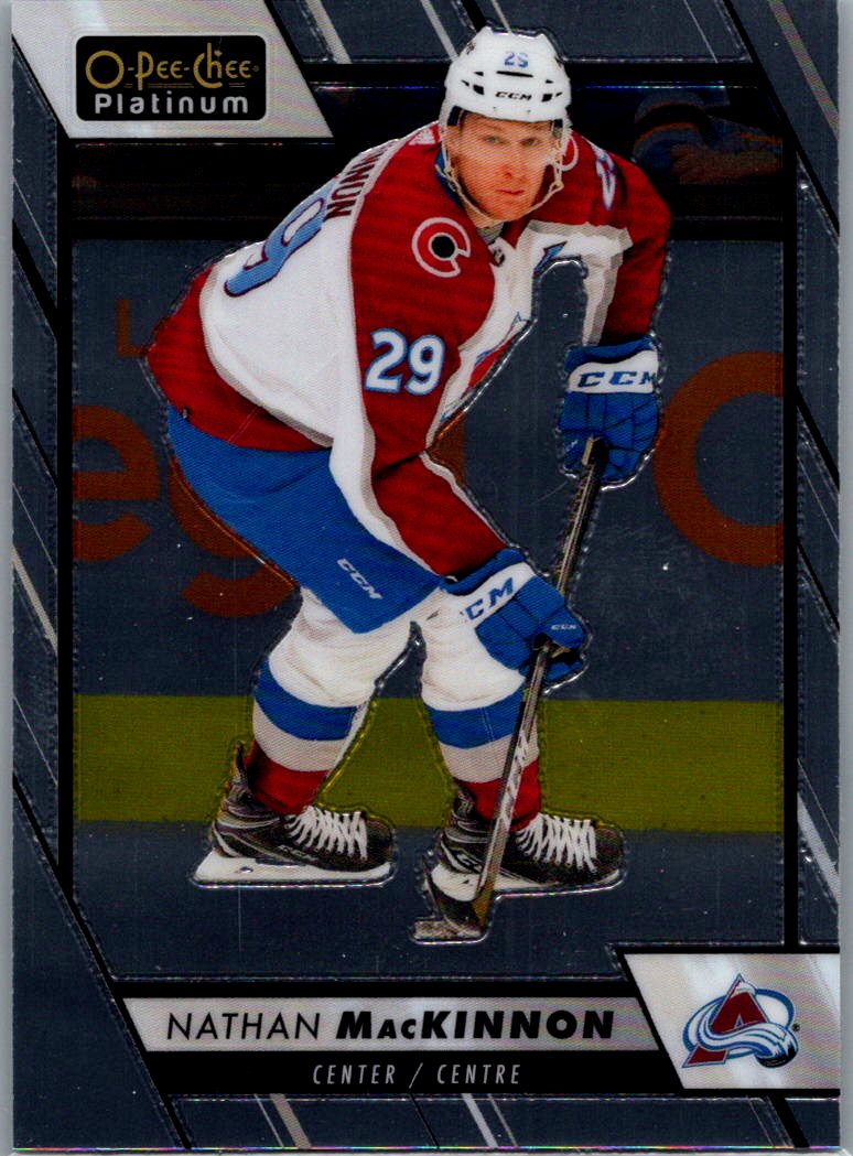 2023-24 O-Pee-Chee Platinum Nathan MacKinnon #15 front