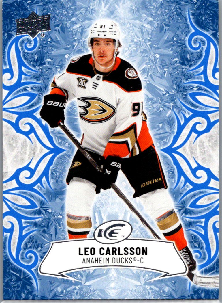 2024-25 Upper Deck Ice Leo Carlsson #62 front
