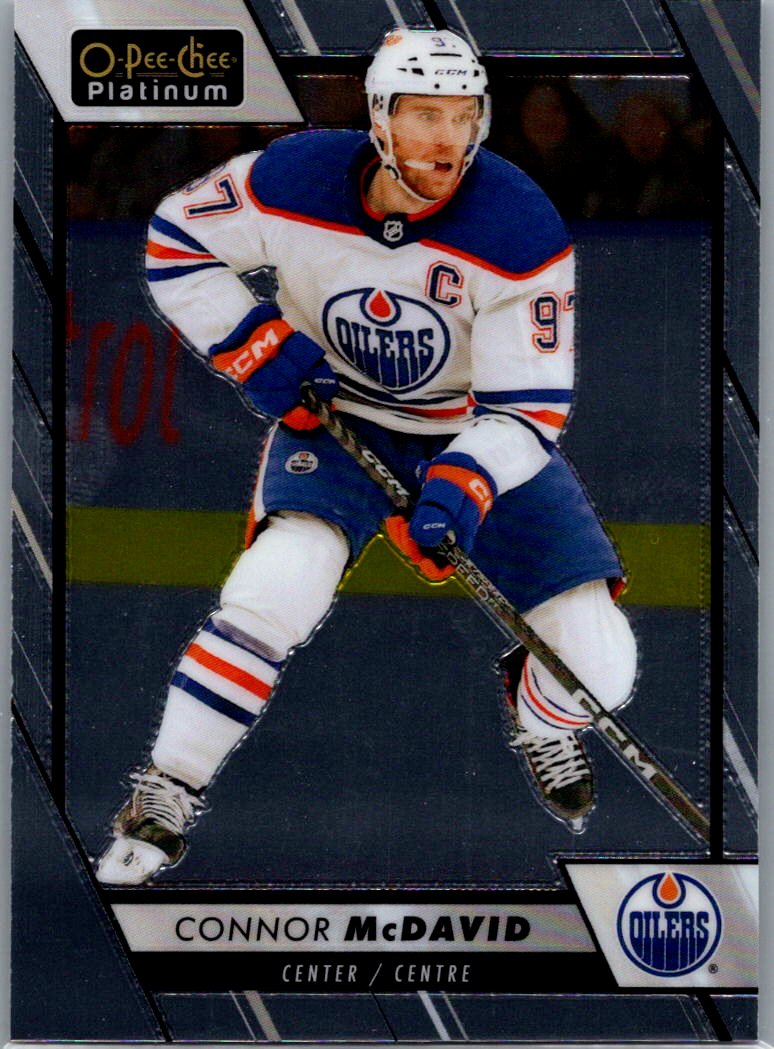 2023-24 O-Pee-Chee Platinum Connor McDavid #100 front