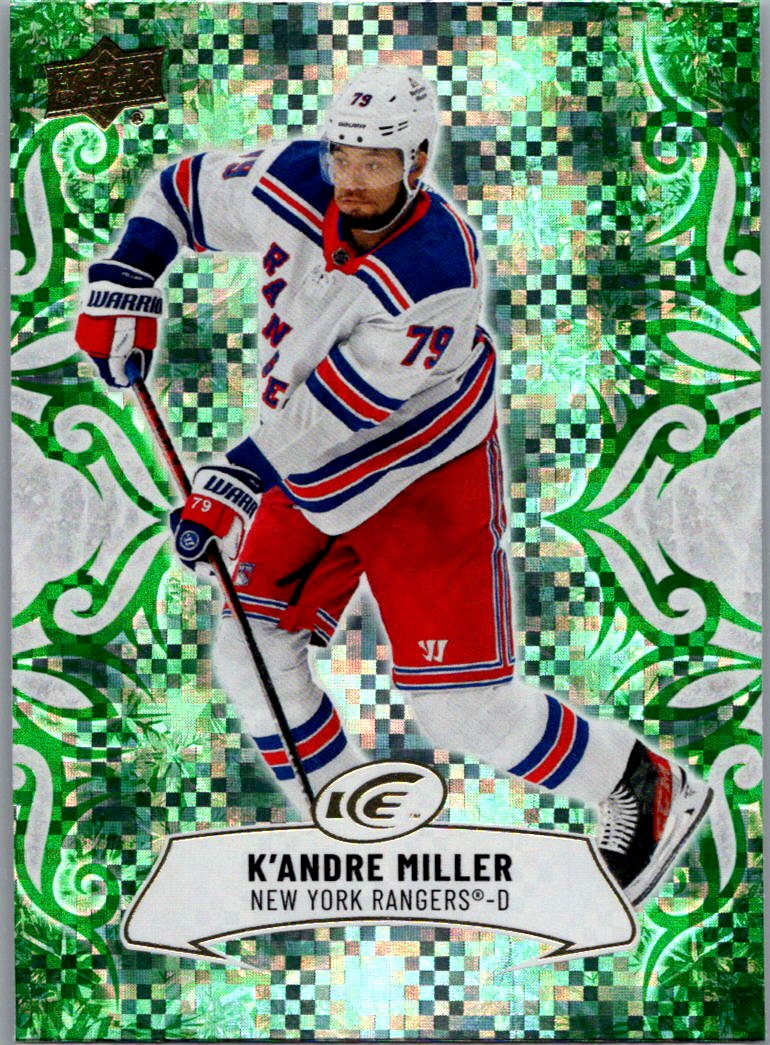 2024-25 Upper Deck Ice - Emerald Green K'Andre Miller #3 front