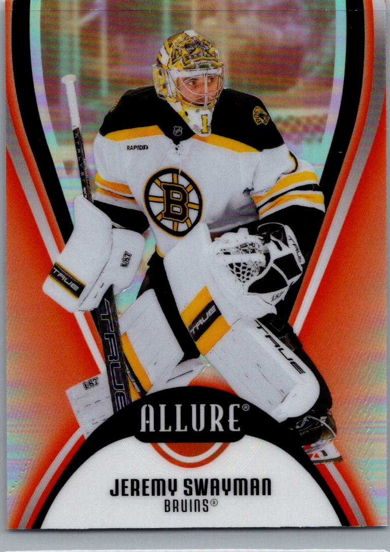 2025-26 Upper Deck Allure - Red Rainbow Jeremy Swayman #62 front