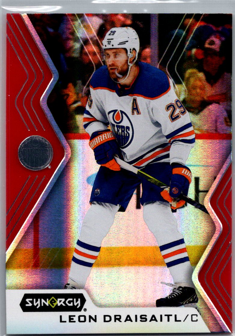 2024-25 Upper Deck Synergy - Red Codes Leon Draisaitl #49 front