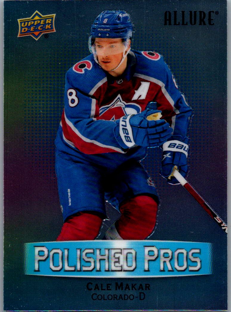 2023-24 Upper Deck Allure - Polished Pros Cale Makar #PP-1 front