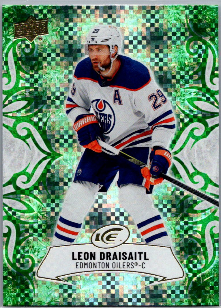 2024-25 Upper Deck Ice - Emerald Green Leon Draisaitl #10 front