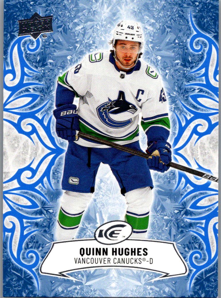 2024-25 Upper Deck Ice Quinn Hughes #12 front