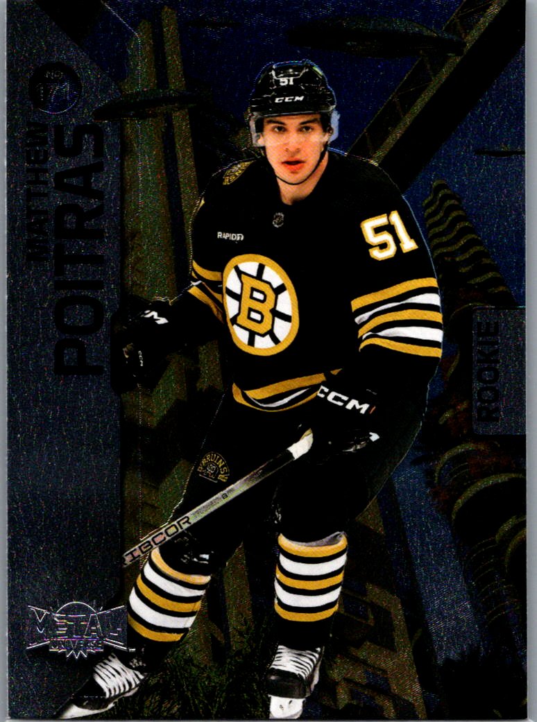 2023-24 SkyBox Metal Universe Matthew Poitras #171 RC front