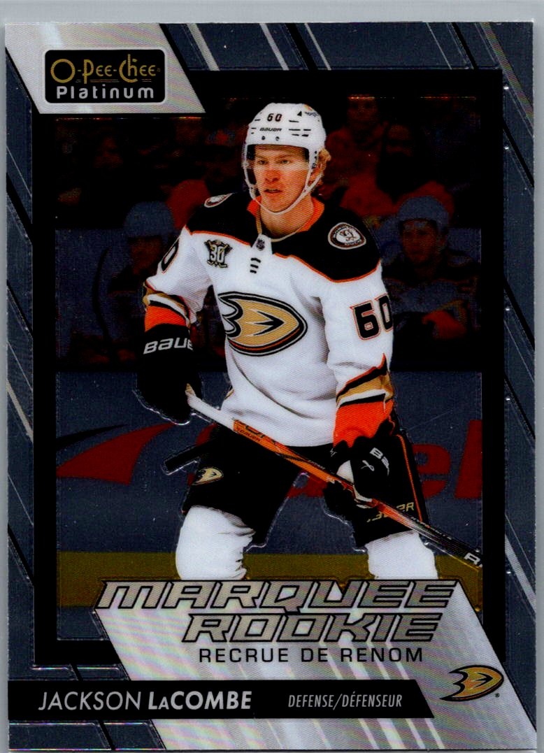 2023-24 O-Pee-Chee Platinum Jackson LaCombe #288 RC front