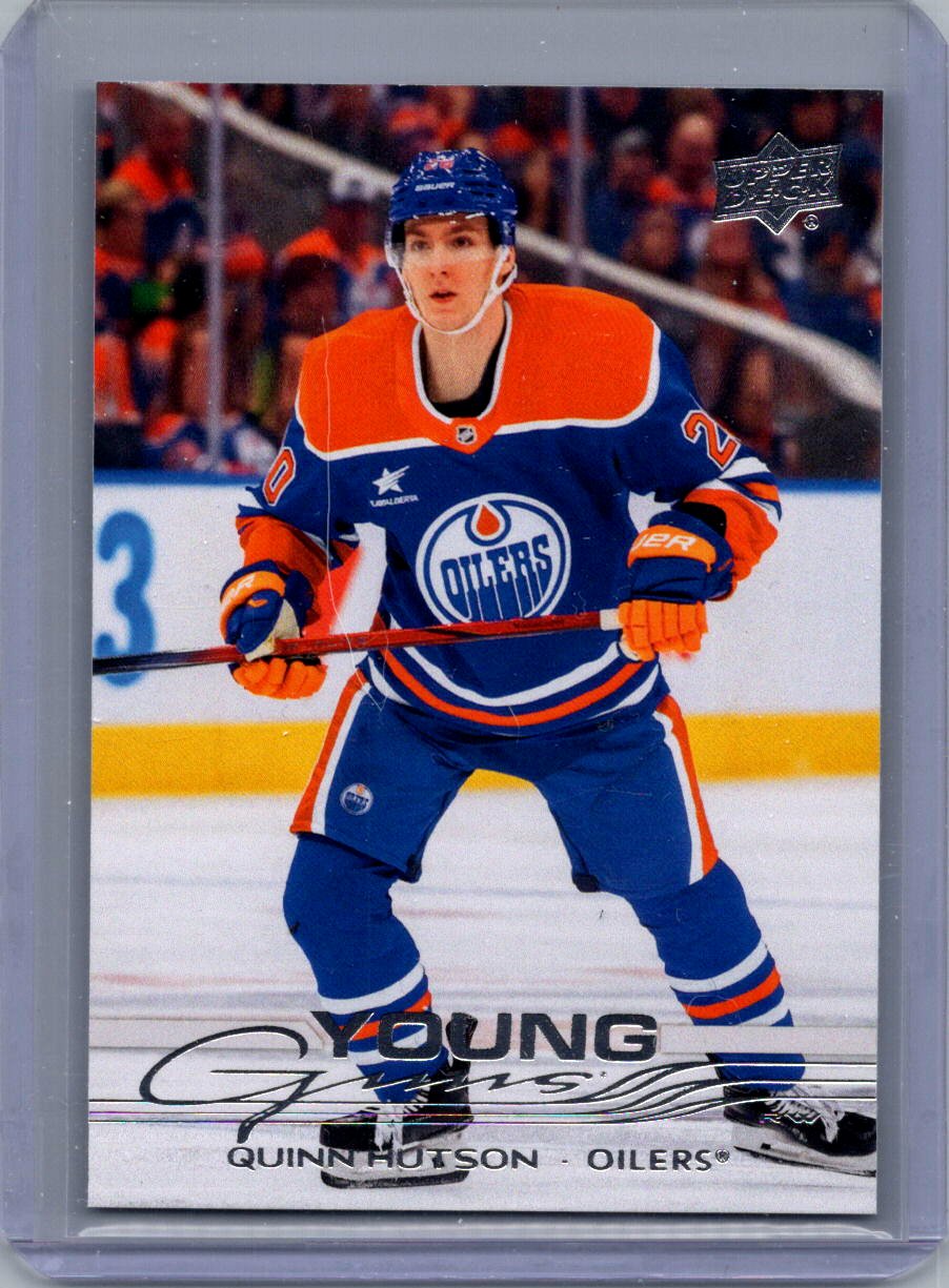2025-26 Upper Deck Quinn Hutson #224 RC front