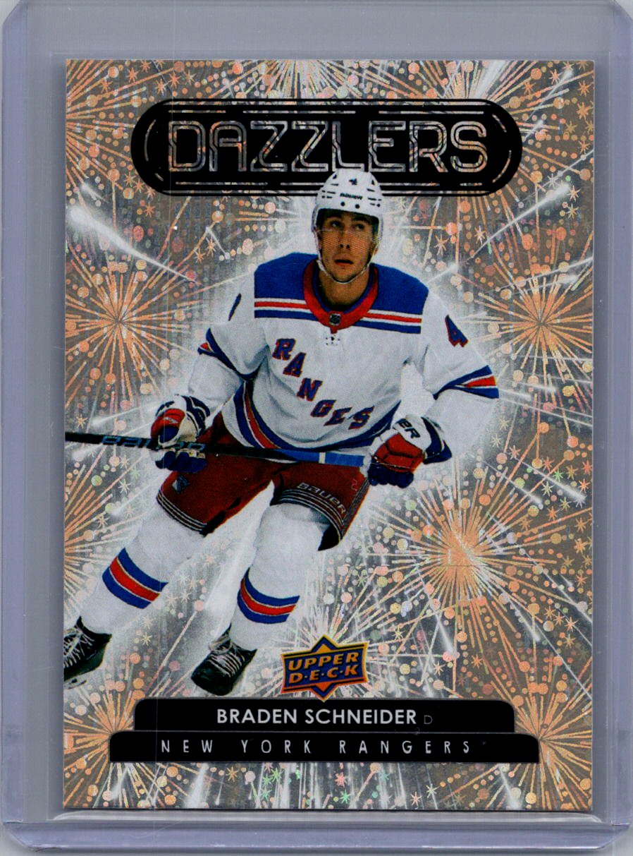 2022-23 Upper Deck - Dazzlers Orange Braden Schneider #DZ-53 front